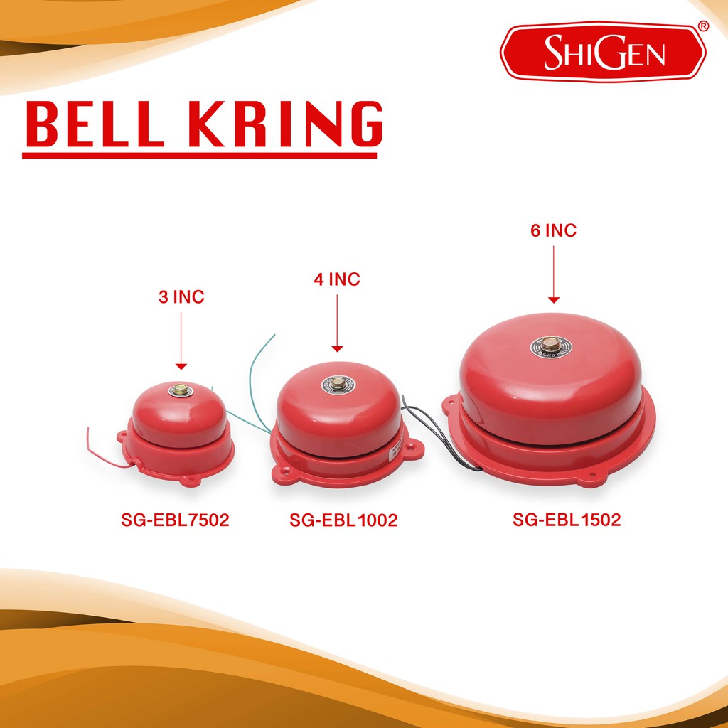 [GROSIR] ROUND BELL BEL KRING LISTRIK PABRIK SEKOLAH KANTOR FIRE ALARM AC 220V