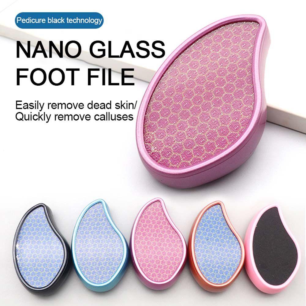 Agustina Nano Glass Pedicure Alat Perawatan Kesehatan Peeling Pedicure Gerinda Kaki Penghilang Kulit Mati Alat Penghilang Kalus Foot Scrubber