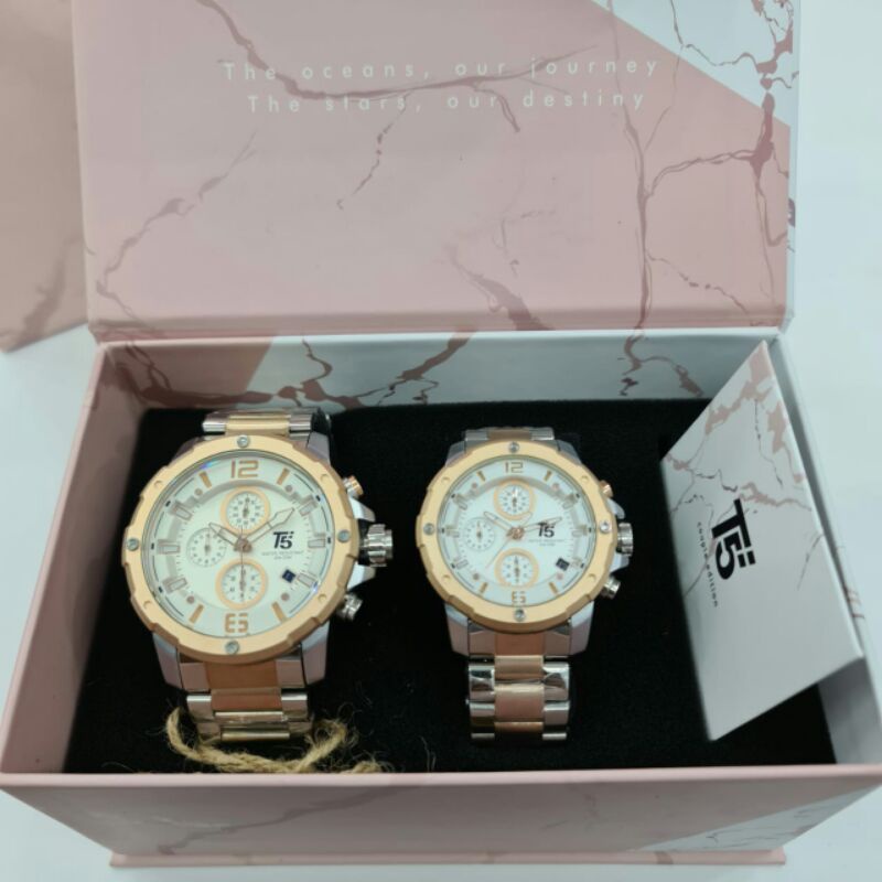 Jam tangan Couple T5 H3589 Couple series original jam tangan Couple / pria / wanita T5 H 3589