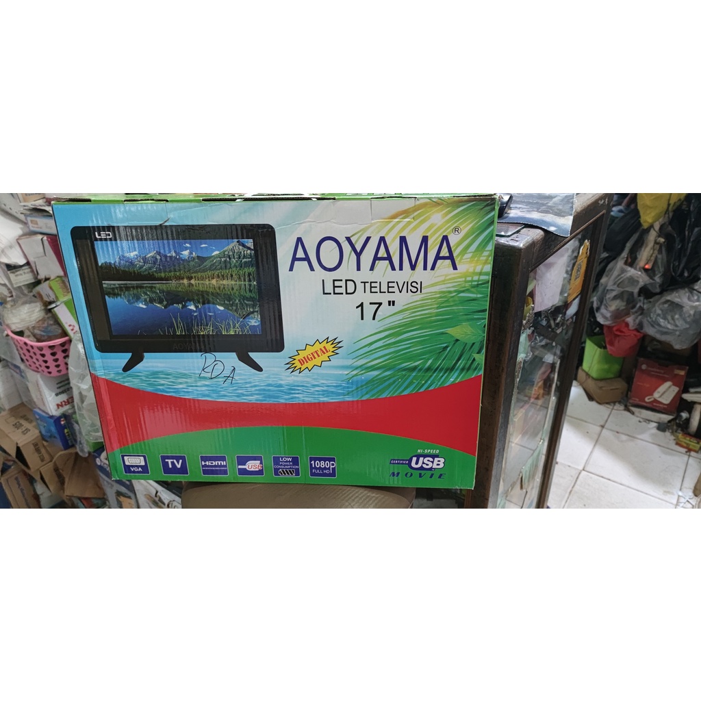 LED TV 17 inci Aoyama T2 Digital Tanpa Set Top Box