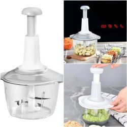 Blender Manual Tekan Food Processor Pencacah Daging Chopper Serbaguna Jumbo