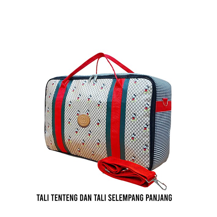 Tas mudik Tas Travel Bag Ukuran Jumbo Tersedia 6 Motif Pilihan - Tas Selempang Pakaian Model Koper Jumbo - Tas Mudik - MOJI