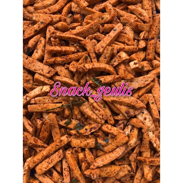

Basreng pedas daun jeruk 250 gram
