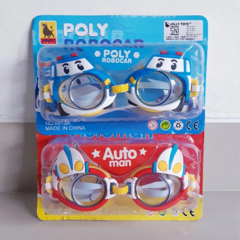 kacamata renang anak unik karakter - swim goggle - swimming goggles diving