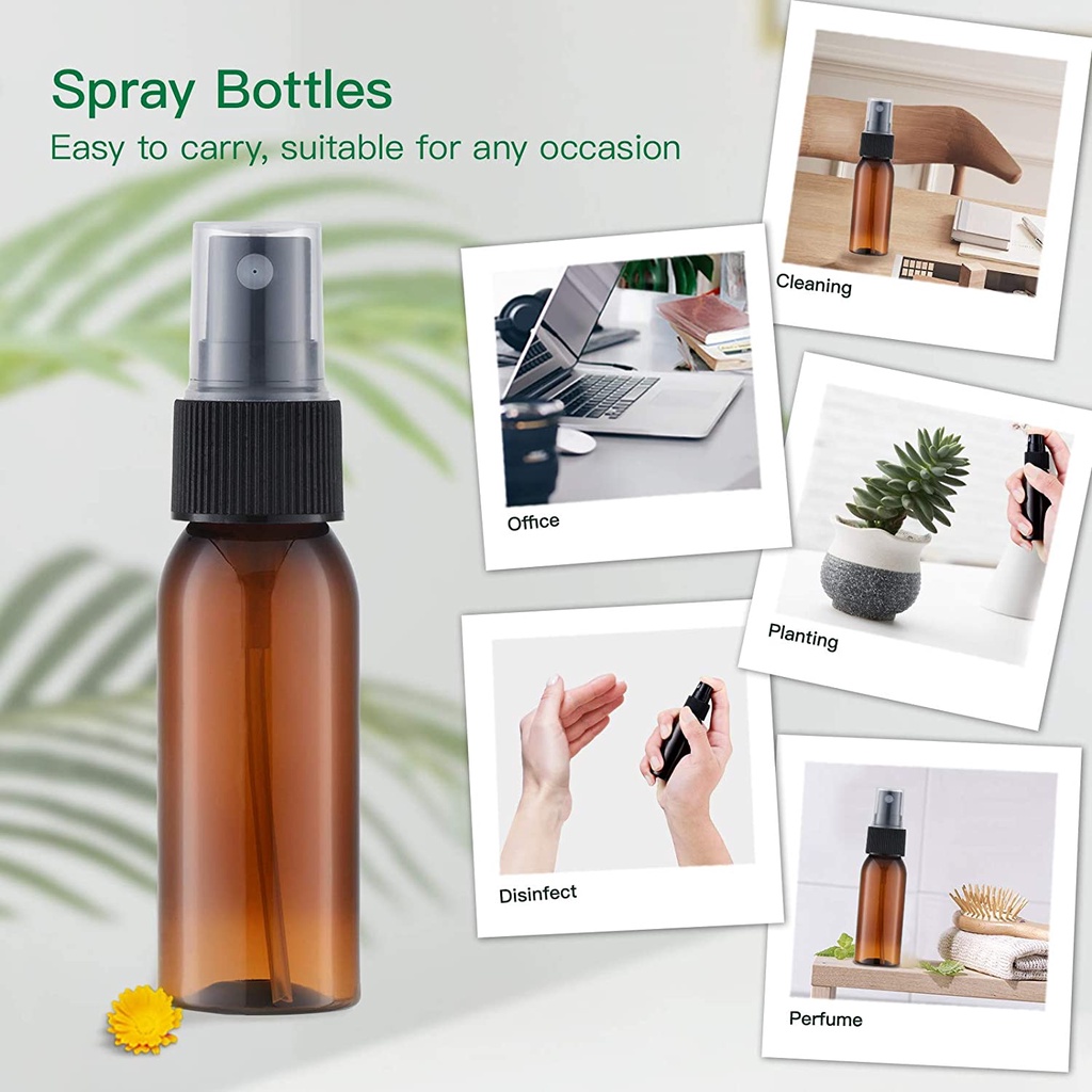 7 Size Amber Plastic Spray Bottle