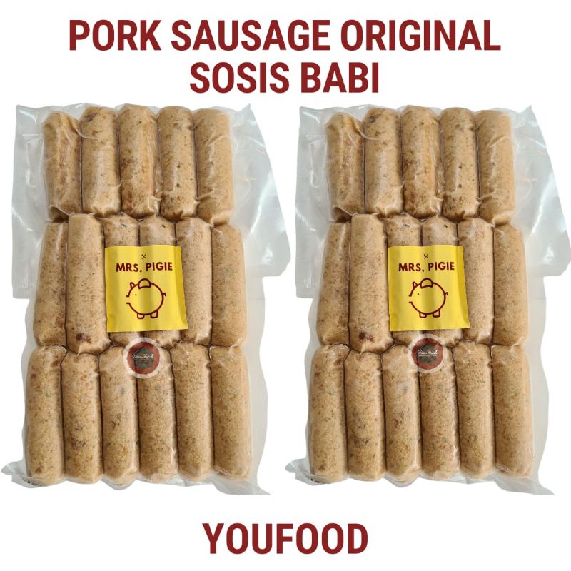 

PORK SAUSAGE ORIGINAL-Mrs.Pigie / Sosis Babi Original - Bali
