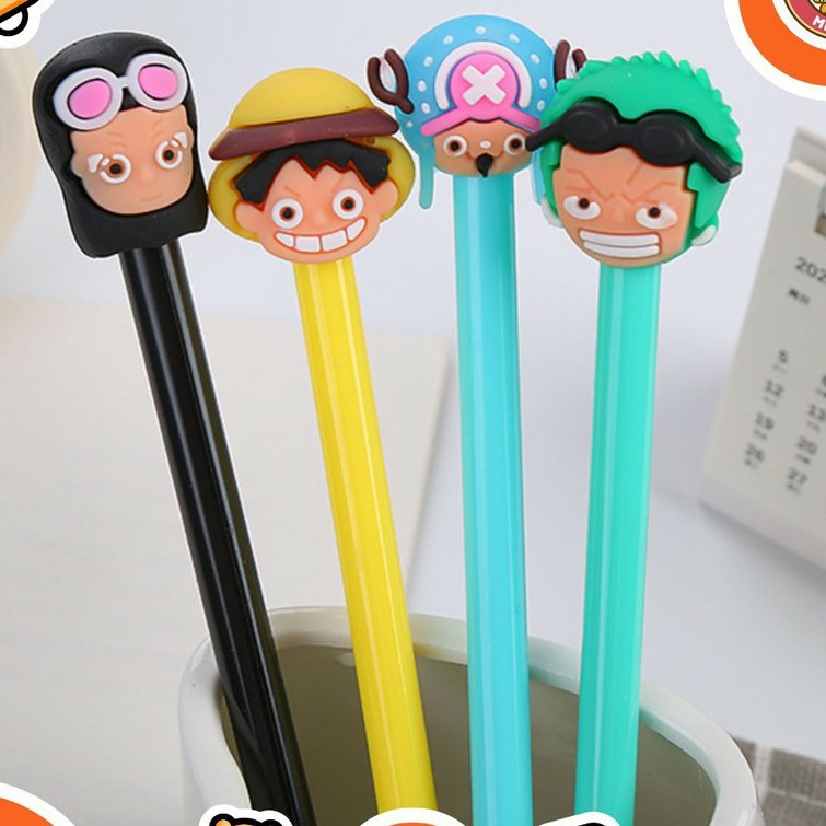 

Pulpen One Piece Karakter Luffy Bolpen Gel 0.5mm