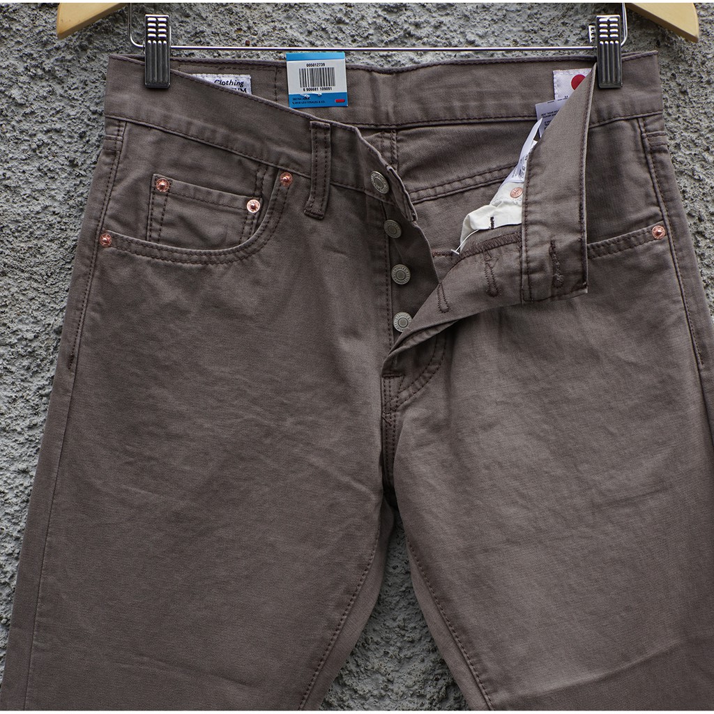 Levi's 501 Japan Kanvas | Celana Panjang Pria | Mocca