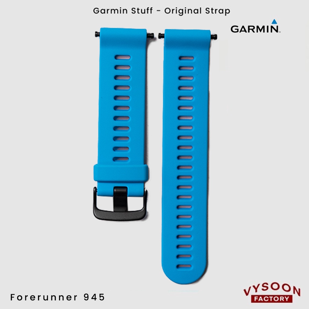 Strap Rubber Tali Jam Smartwatch Garmin Forerunner 945 Original - Blue