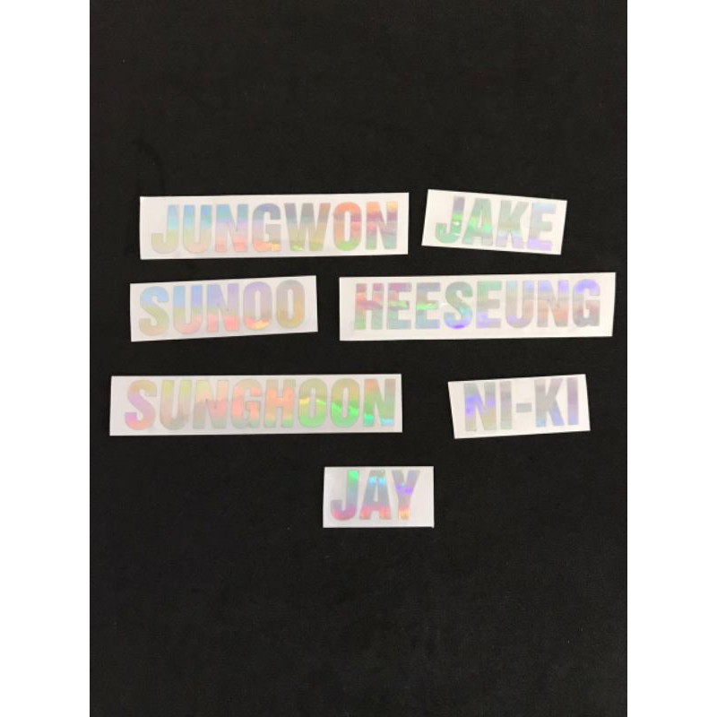 

ENHYPEN - Sticker Hologram Nama Member