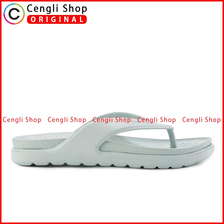 SANDAL JEPIT HUSH PUPPIES PRIA ORIGINAL CASUAL BRANDED BIRU HM05