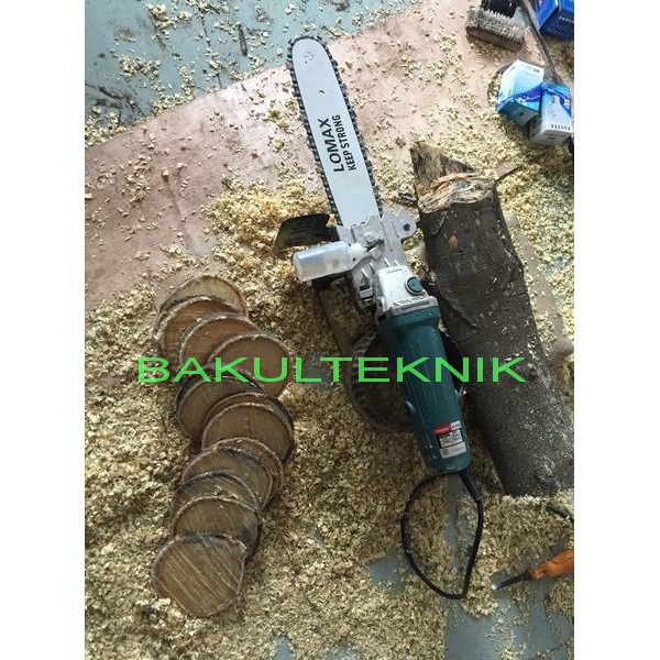 Adapter gerinda ke chainsaw adapter chainsaw mini