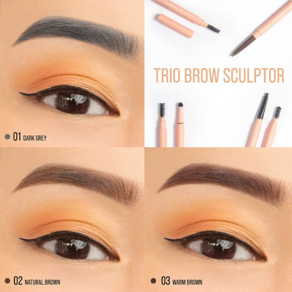 YOU The Simplicity Trio Brow Sculptor Eyebrow Pencil