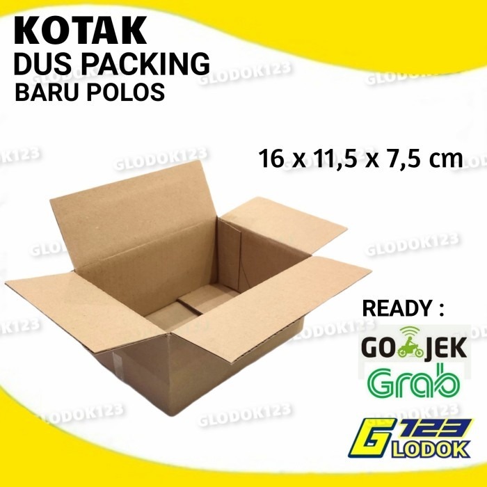 Kardus Packing Box Kotak Dus Karton Bungkus Kemasan Baru Polos