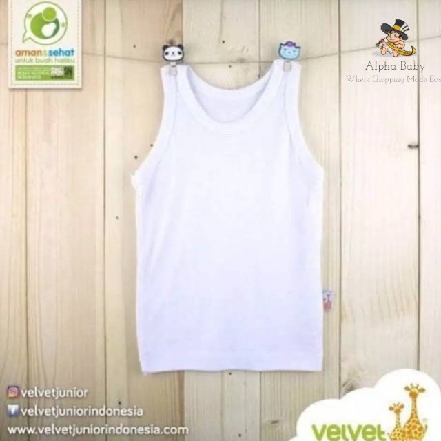 Velvet singlet/Kaos Dalam Bayi Velvet Isi 3/ Kaos Dalam Anak Putih | Baju Anak / Kaos Anak / Kaos Dalam Velvet Junior / Pakaian Dalam Bayi / Perlengkapan Bayi Baru Lahir