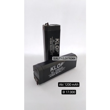 AKI KECIL 1200 MAh 4 volt KLOP