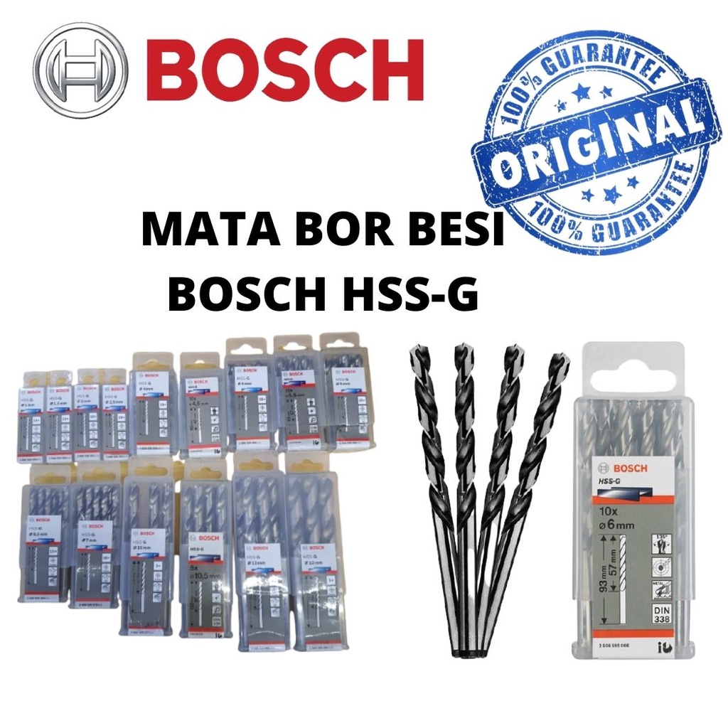 MATA BOR BESI BOSCH HSS-G ORIGINAL!!