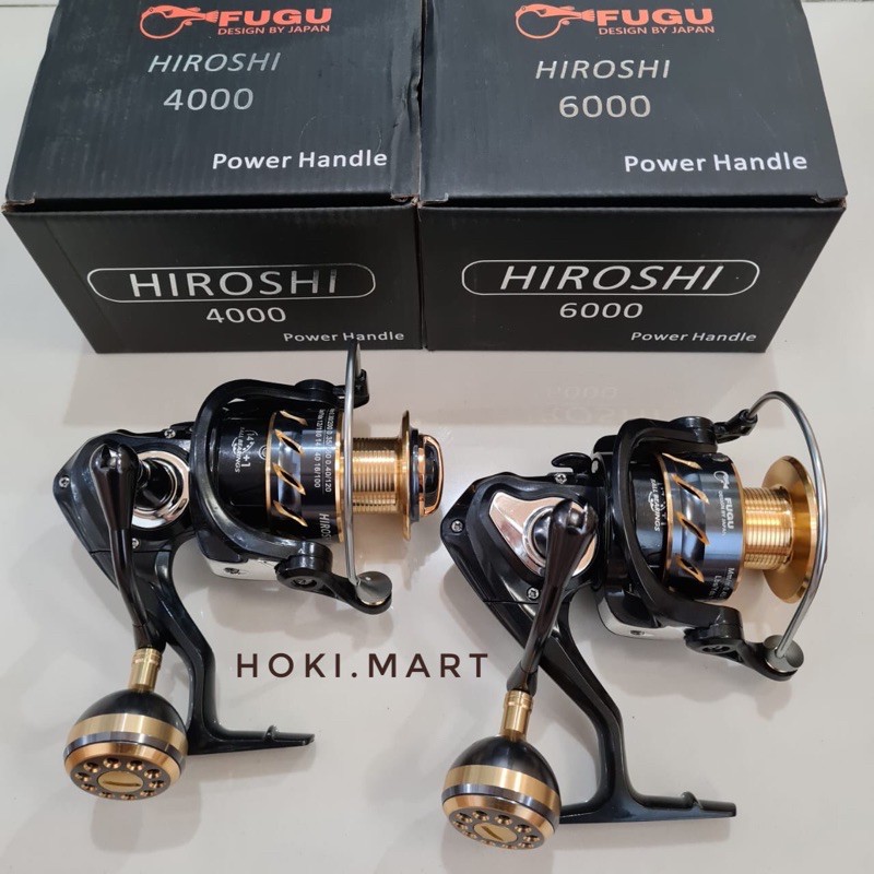 Reel FUGU HIROSHI  4000 & 6000 power handle