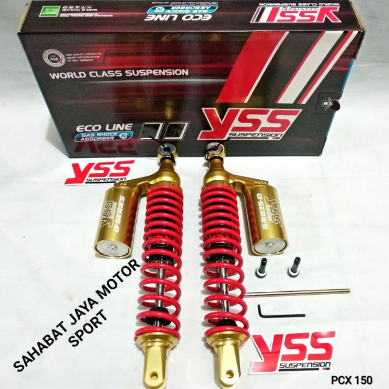 Shock Tabung YSS Gold Series New G-PLUS PCX 150 350MM Original YSS Thailand
