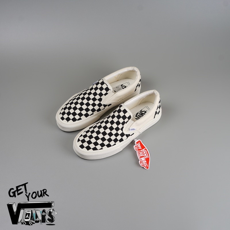 Vans Slip On Checkerboard Vault OG Original 100% Bnib