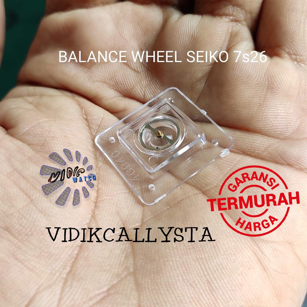 Seiko watch Balance Wheel Spring Mesin Seiko 7S26