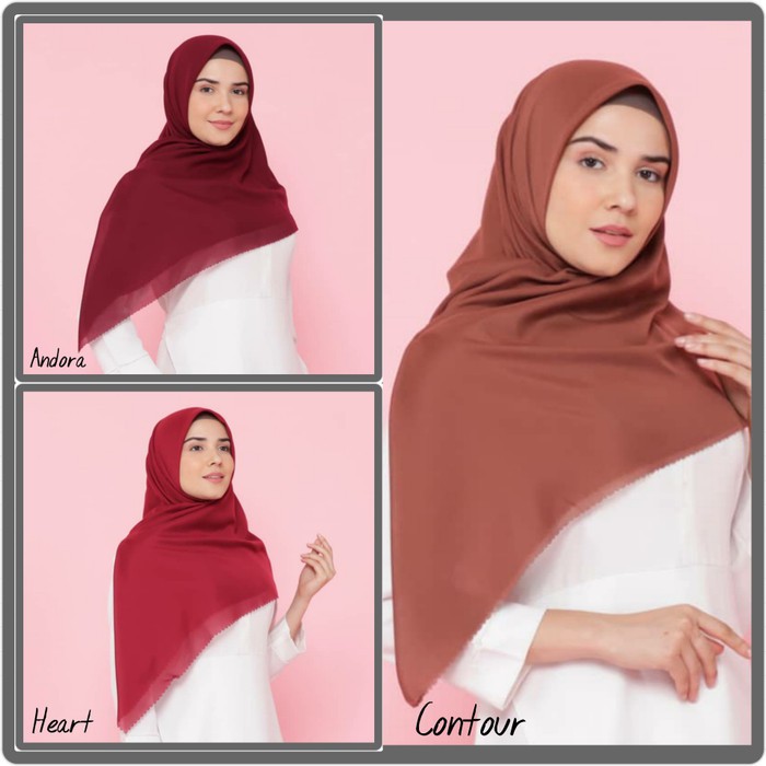 Hijab Voal Ultrafine Laser Cut Polos