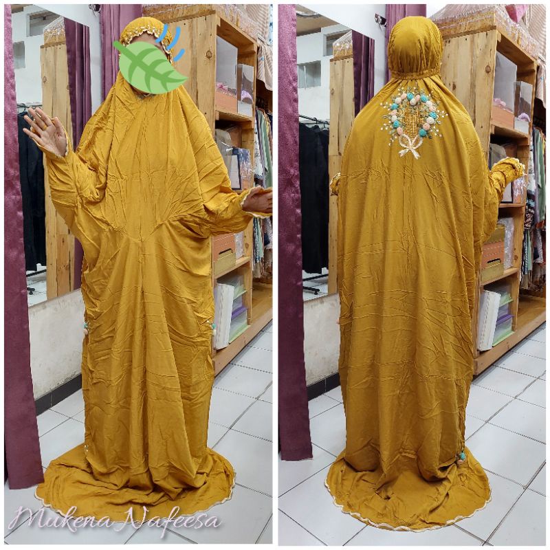 Mukena Terusan Bordir Bunga