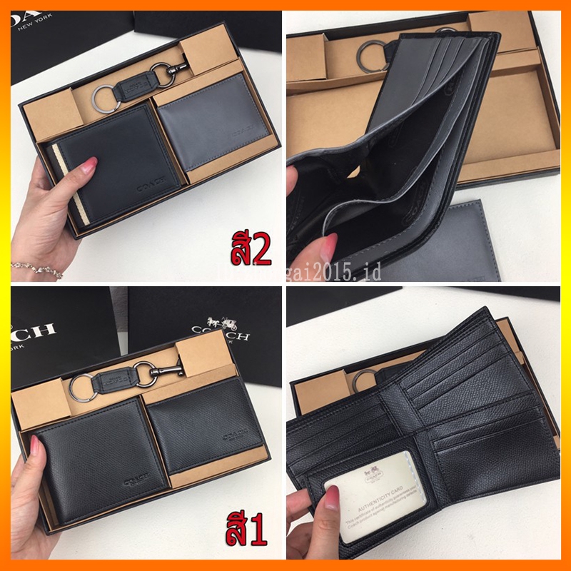 【Harga grosir】Dompet  Coach / dompet pria / Dompet lipat pria / F74974 F74688 /  Original