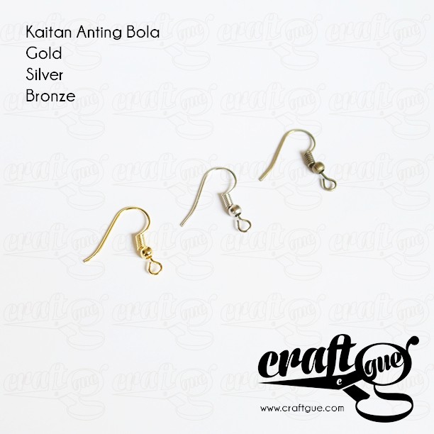 Kaitan Anting Bola (100pcs)