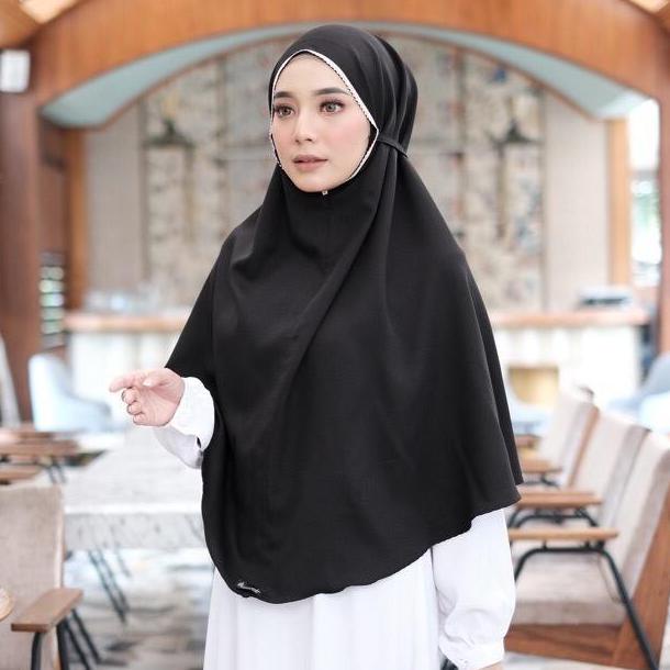 ♩ KERUDUNG MARYAM RENDA XL/JILBAB JUMBO/HIJIAB RENDA JUMBO/BERGO RENDA/HIJAB INSTAN ✯