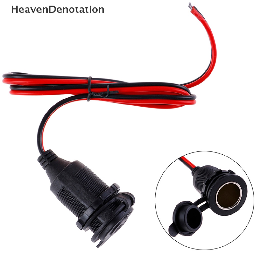 [HeavenDenotation] 12/24V 5A DC female car cigar cigarette lighter socket plug connector adapter