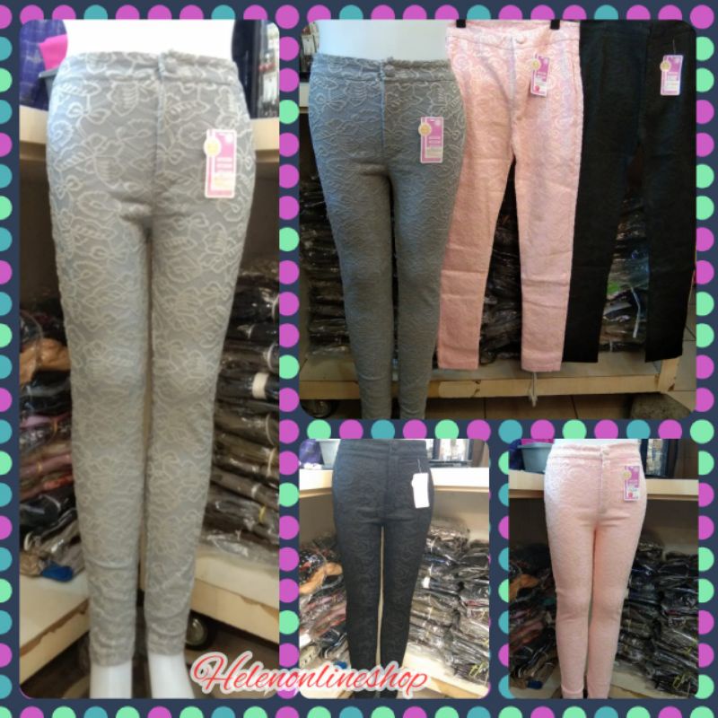 CELANA BAHAN WANITA/ CELANA PANJANG BROKAT CEWEK