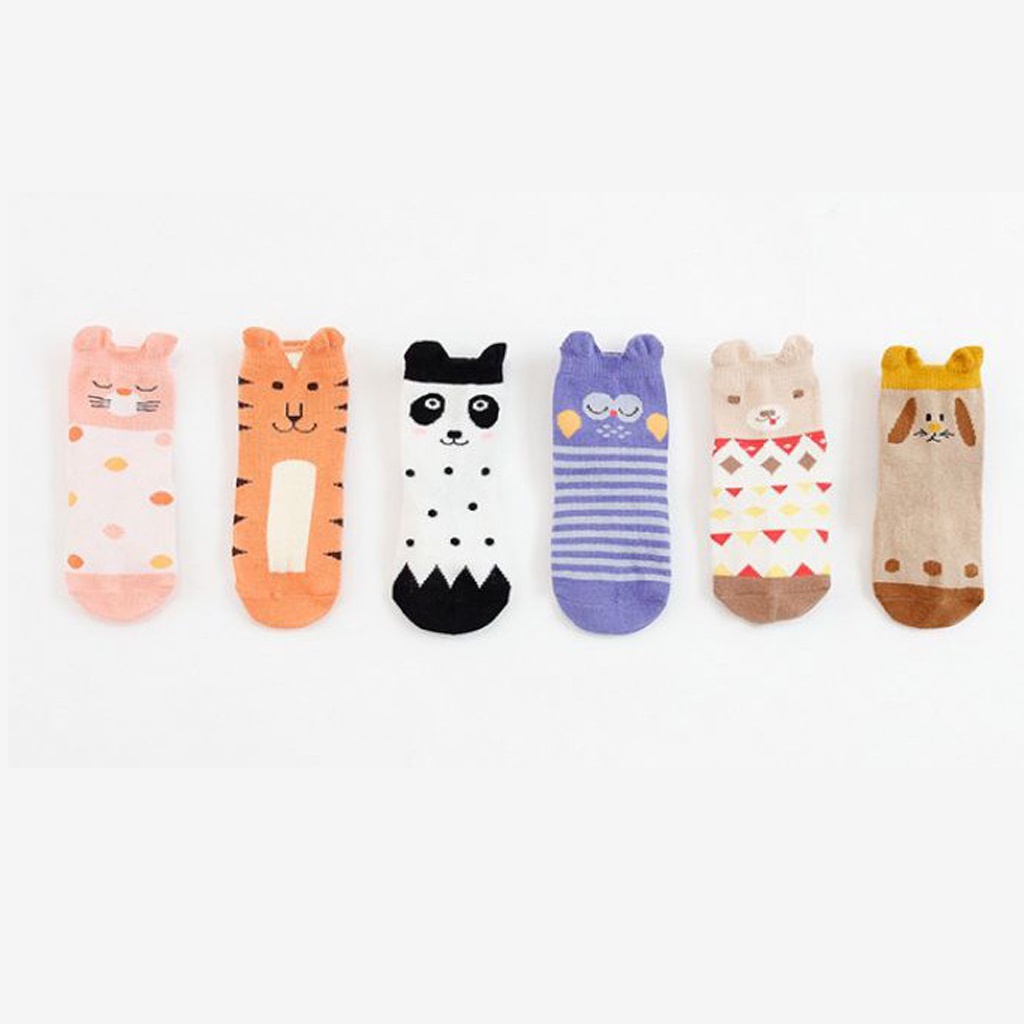 ☛TK☚ K007 KAOS KAKI BAYI IMPORT PREMIUM KOREA LUCU DENGAN ANTI SLIP UNIK MOTIF ANIMAL