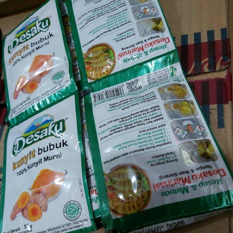 Desaku Kunyit Bubuk (1renceng = 12sachet)