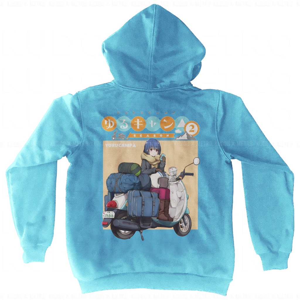 Hoodie Rin Shima Yuru Camp Anime Manga Premium Unisex