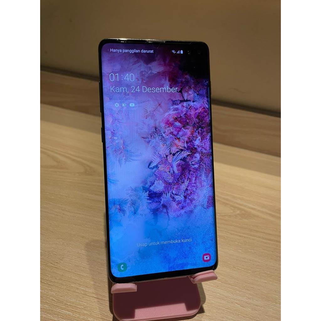 Samsung S10 plus black fullset all operator inter original