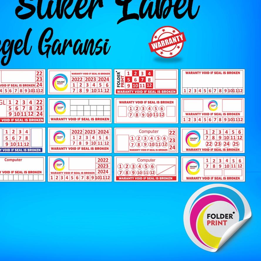 

Best! Stiker Garansi Pecah Telur Label Segel Warranty Kualitas Import ..