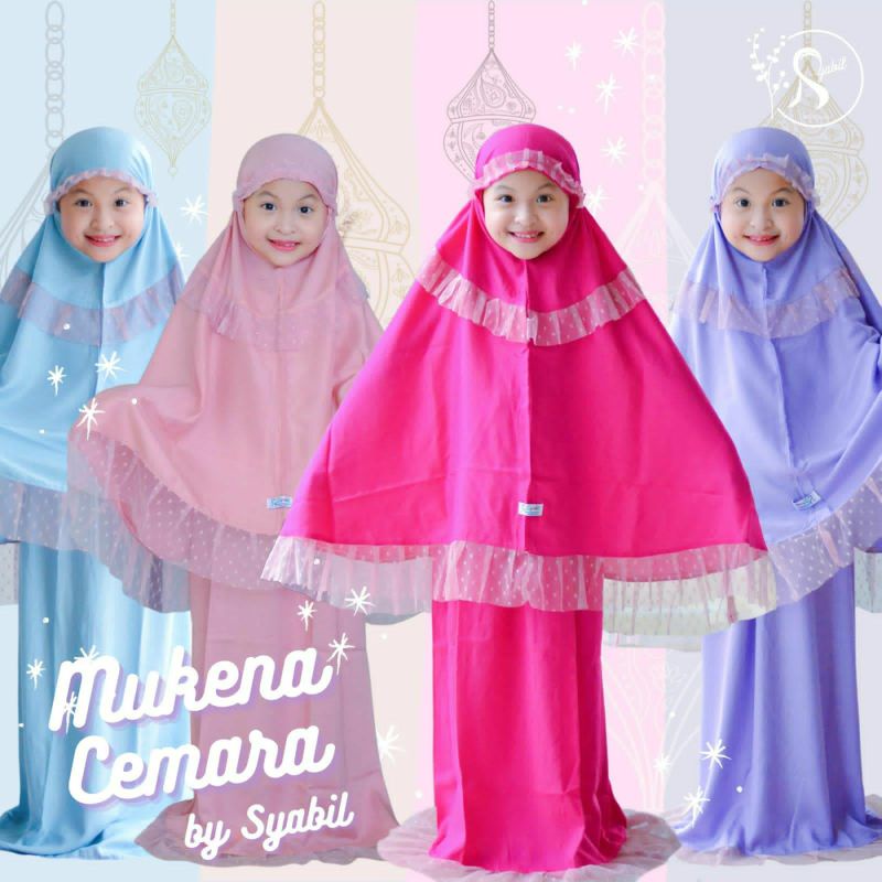 Mukena anak/Mukena cemara/Mukena anak halus