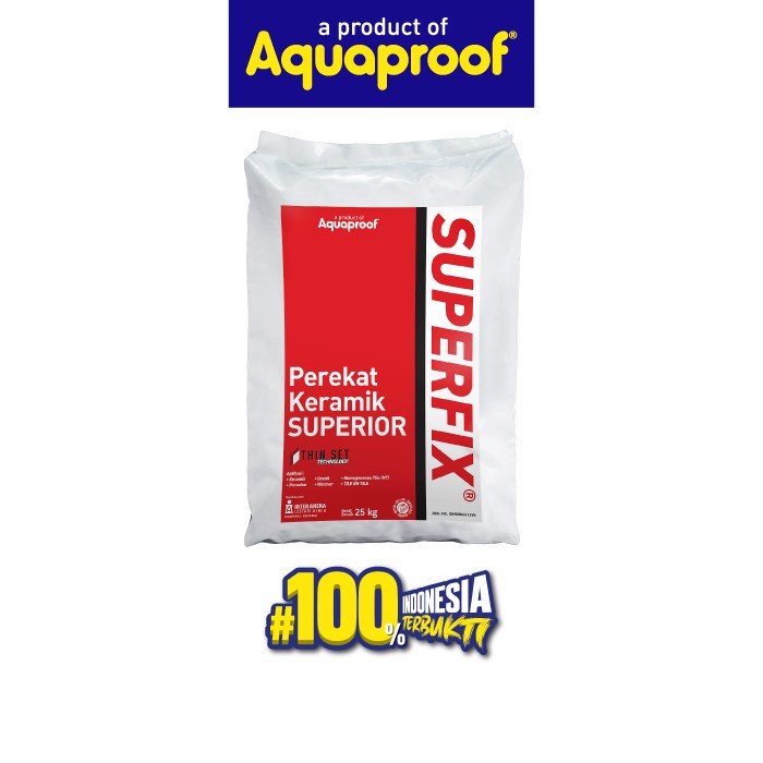 Superfix Perekat Keramik Lantai Dan Dinding [25 KG]