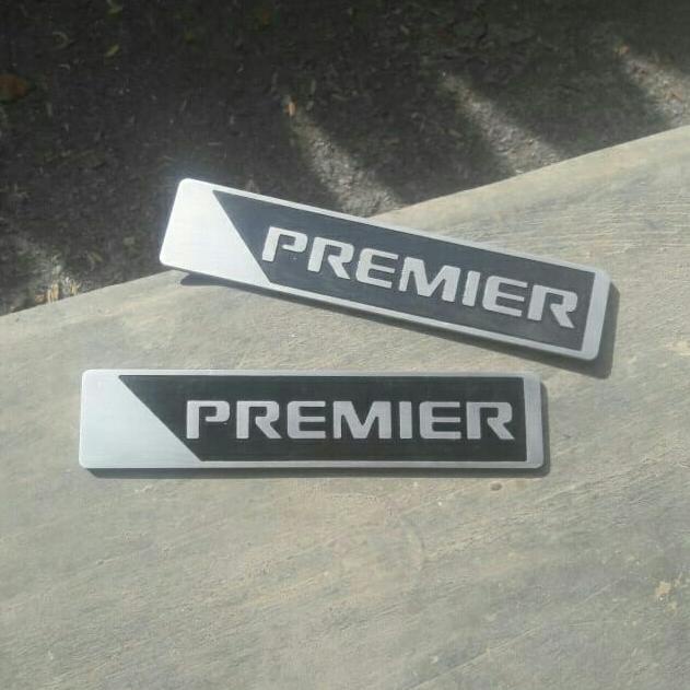 ] emblem custom premier chevrolet (sepasang) bahan alumunium tebal 2mm