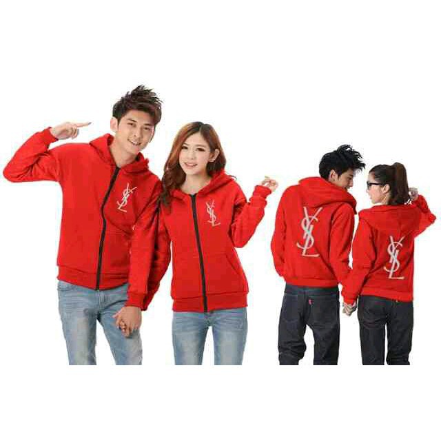 008 CP YSL JAKET COUPLE PASANGAN PRIA WANITA DEWASA MURAH MODIS CEWEK KEKINIAN GROSIR TANAH ABANG