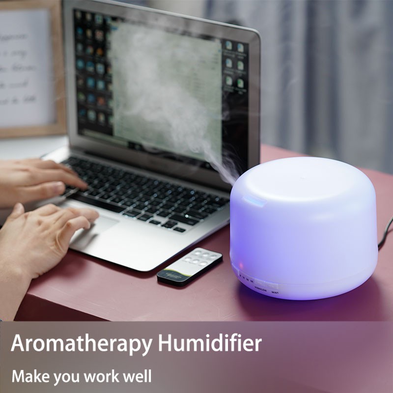 Humidifier Disfuser Aromaterapi 500ML REMOTE COD TIDAK FREE OIL-2