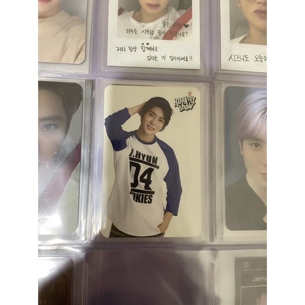 pc photocard sm rookies jaehyun matte