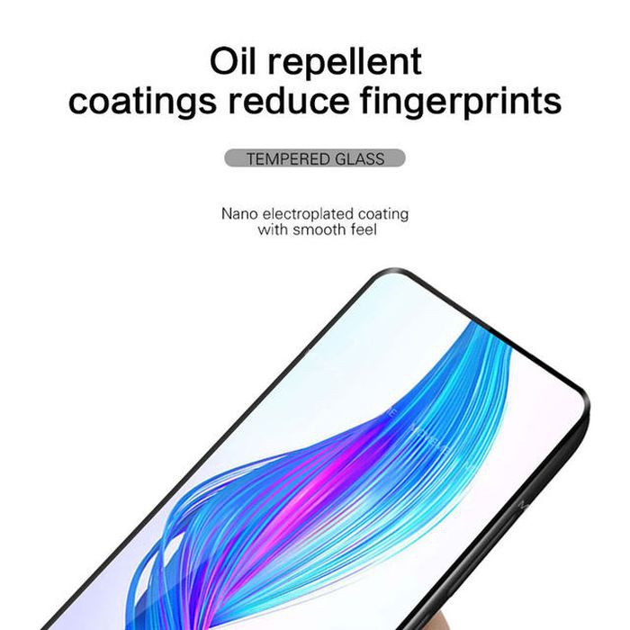 Oppo Realme X Tempered Glass 5D Full Cover Full Lem