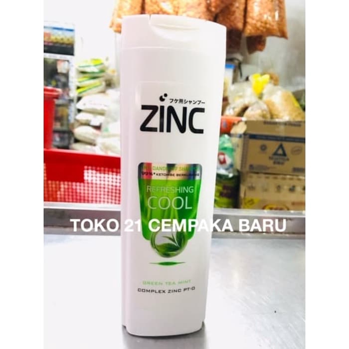 Zinc Shampoo REFRESHING COOL Botol 340 ml | Shampo Zinc 340ml Murah