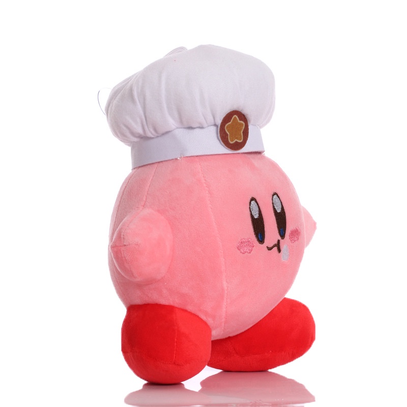 Mainan Boneka Stuffed Plush Anime Chef Doo Ninja Kirby 18-23CM Warna Pink Untuk Anak