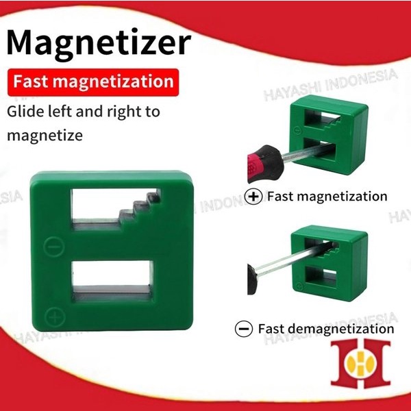 Magnetizer Demagnetizer Alat Penghilang Daya Magnet Obeng