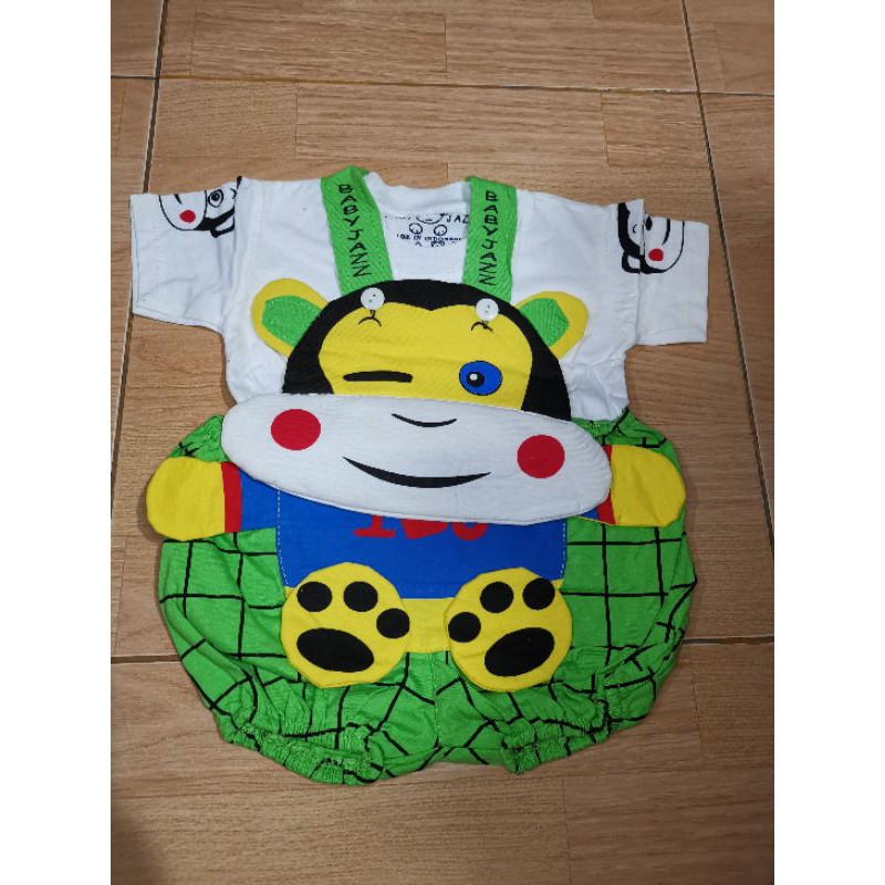 Baju kodok bayi 3D - Jumper bayi 3D