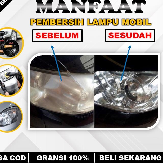 Terlaris Headlight polish pembersih lampu mobil kuning pembersih kaca lampu mobil yang buram pengkil