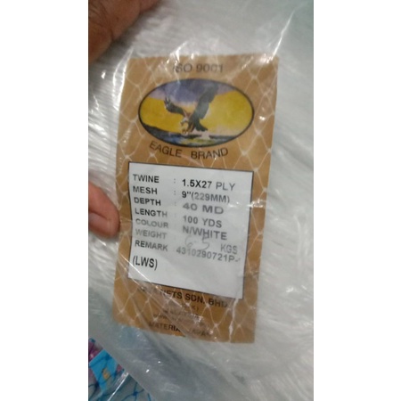 jaring ikan kakap cina jaring cabuk jaring gogokan jaring multi jaring yongbun